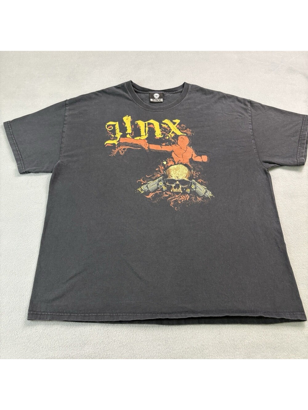 Vintage Y2K Jinx The Mercenary T Shirt Size 2XL Black